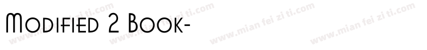 Modified 2 Book字体转换